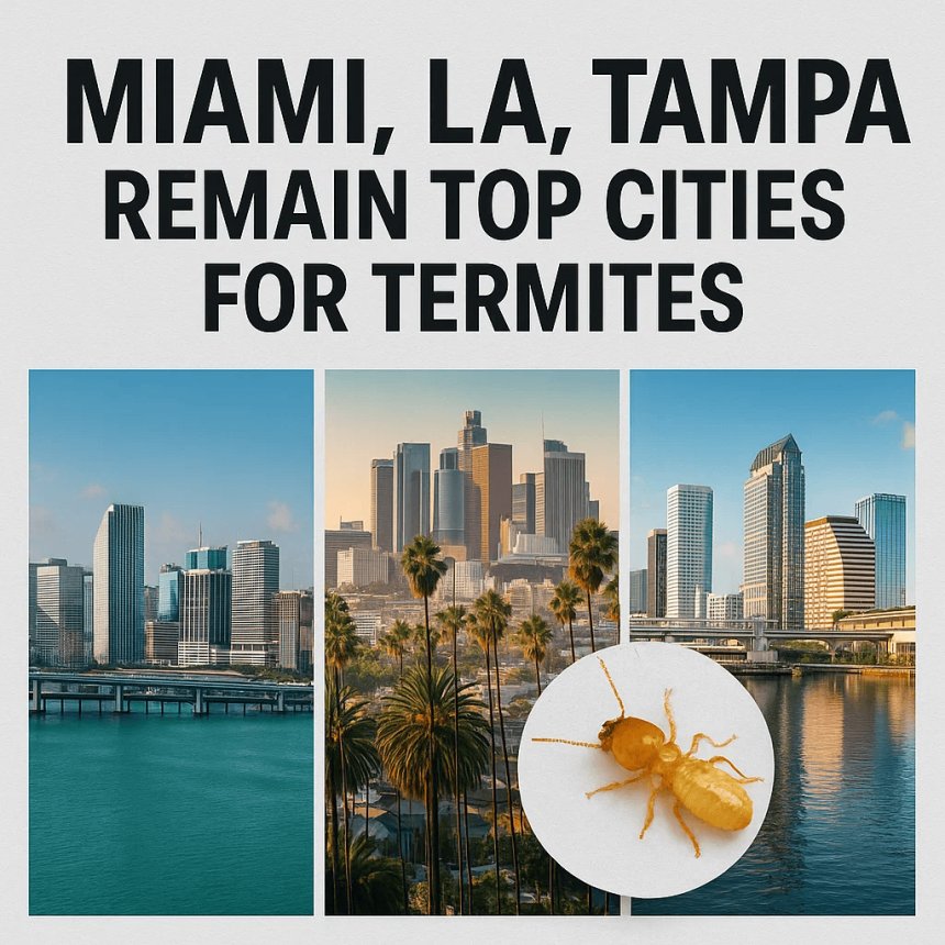 Top Termite Cities: Miami, LA & Tampa | Safe Guard Tips