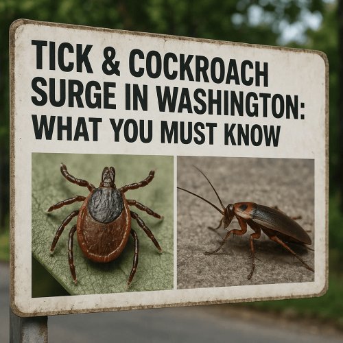 Tick & Cockroach Surge in Washington